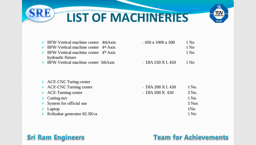 Sri Ram Engineers